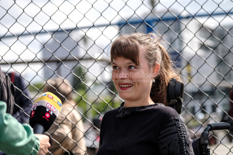 NichtMeinGesetz Protestaktion im Käfig