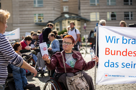 Demo zum Bundesteilhabegesetz am 22. September